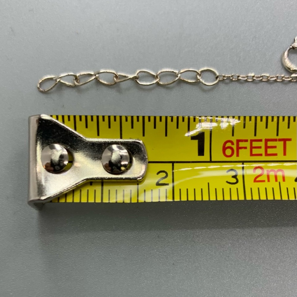 Sterling Silver Cross Ankle Bracelet - Picture 8 of 10